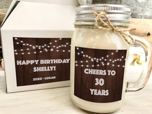 Personalized Birthday Candle with Gift Box Thegiftgalashop
