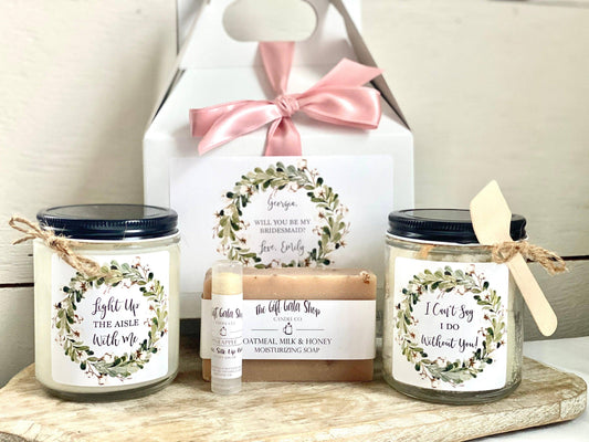 Personalized Bridesmaid Gift Box | Matron of Honor Proposal Gift Thegiftgalashop