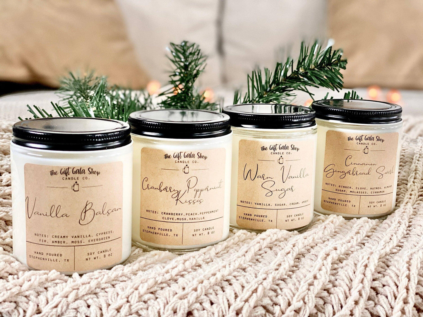 SALE 4 oz Sample Size Soy Candles Thegiftgalashop 