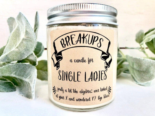 Single Ladies Cheer Up Candle | Break up Gift Thegiftgalashop 