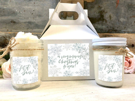 Christmas Candle Gift Box, Holiday Scented Candles Gift Set For Her, S –  InspireLites Candle Co