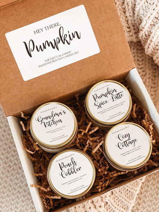 Soy Candle Sample Pack, Set of 4, 4 oz candle sample pack Thegiftgalashop 