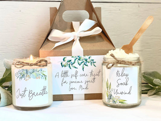 Stress Relief Spa Gift Set | Relaxation Kit | Spa Gift Box for Friend Thegiftgalashop 