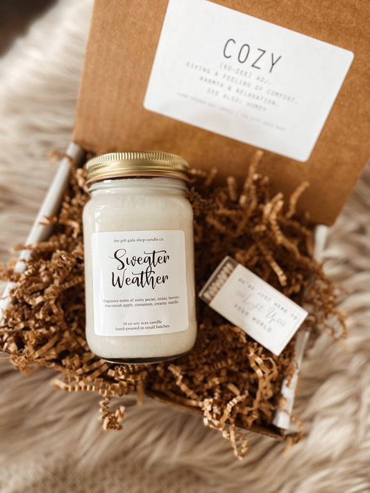 The No. 2 Cozy Box - Subscription Box Soy candle Thegiftgalashop 