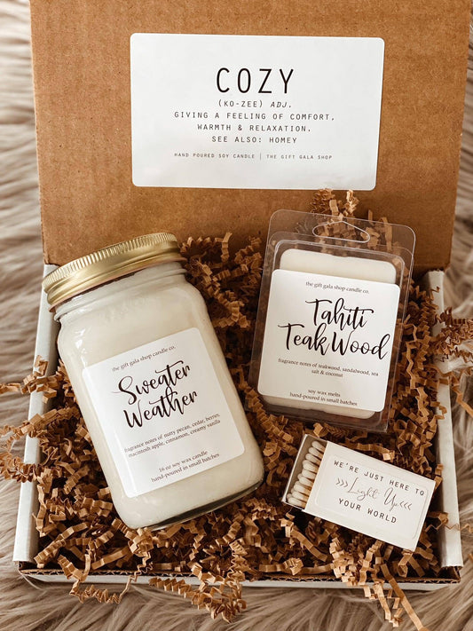 The No. 2 Cozy Box - Subscription Box Soy candle Thegiftgalashop 