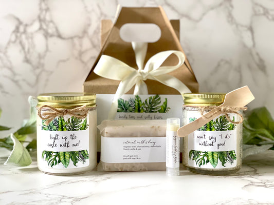 Tropical Bridesmaid Proposal Box | Destination Wedding Gifts Thegiftgalashop