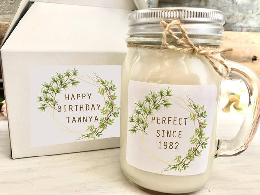 Unique Birthday Gift Box| Personalized Birthday Candle | Lit Since Thegiftgalashop