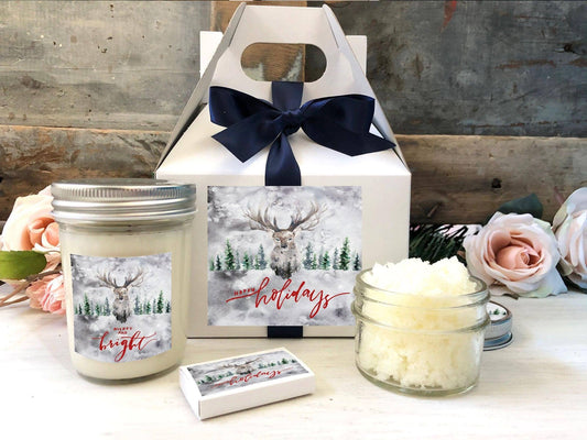 Crackle Christmas Mug Candles  Wood Wick Candle – The Gift Gala
