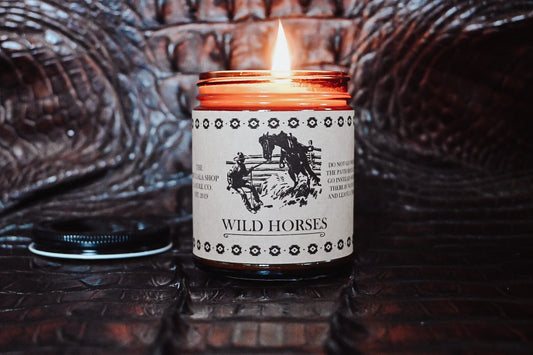 “Wild Horses” Heritage Collection Soy candle Thegiftgalashop 