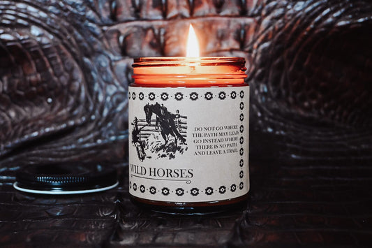 “Wild Horses” Heritage Collection Soy candle Thegiftgalashop 