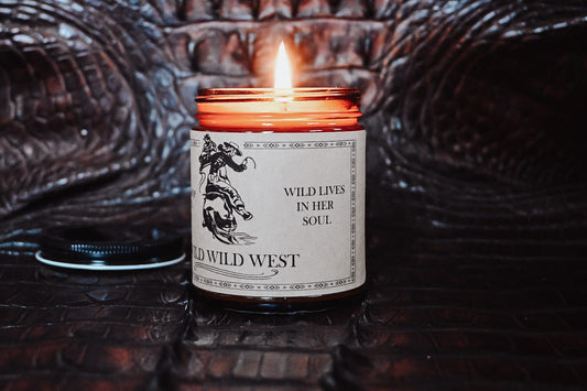“Wild Wild West” Heritage Collection Soy candle Thegiftgalashop 