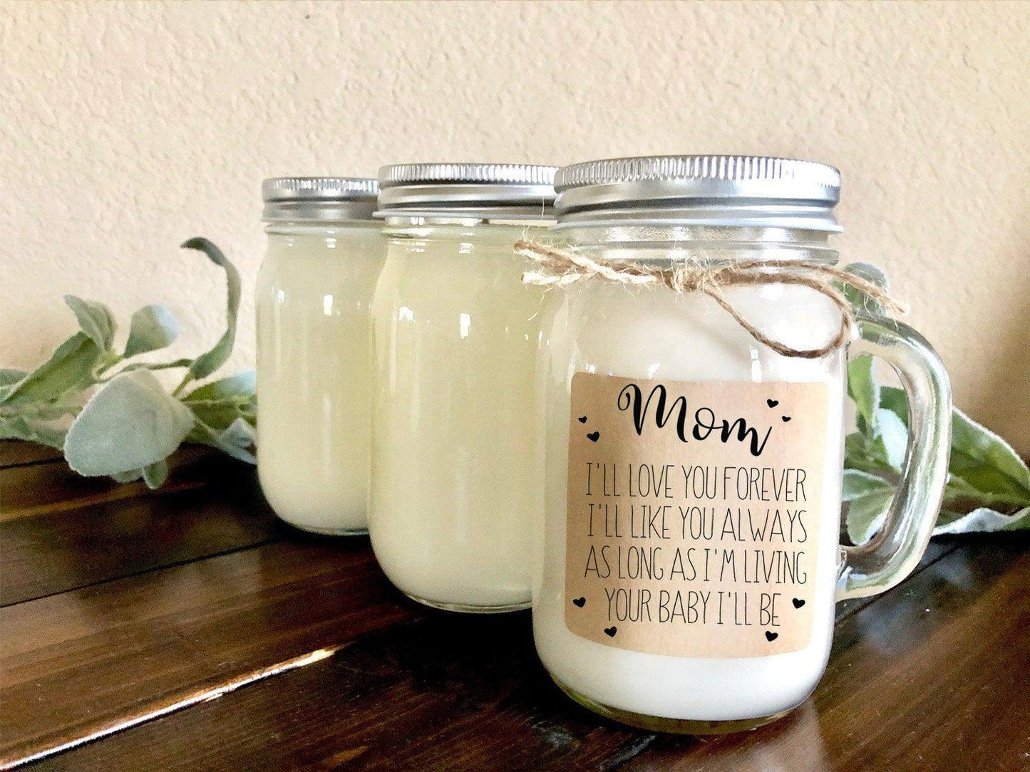 You're Baby I'll Be Candle for Mom | Personalized Mothers Day Candle Thegiftgalashop 