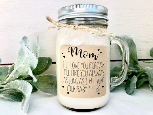 You're Baby I'll Be Candle for Mom | Personalized Mothers Day Candle Thegiftgalashop 