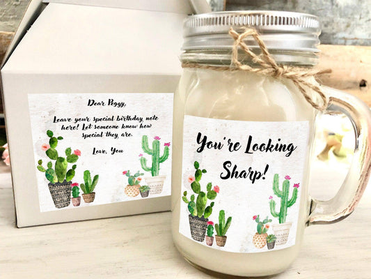 You're Looking Sharp Birthday Candle | Fiesta Birthday Gift Box Thegiftgalashop
