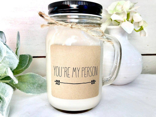 You're My Person Gift | Personalized BFF Candle Gift Box Thegiftgalashop